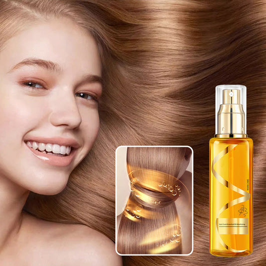 Aceite para cabello sedoso hidratante y fortalecedor