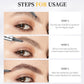 Lápiz de cejas 3D Waterproof Microblading 4 Fork Tip Tattoo Pencil