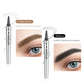 Lápiz de cejas 3D Waterproof Microblading 4 Fork Tip Tattoo Pencil