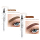 Lápiz de cejas 3D Waterproof Microblading 4 Fork Tip Tattoo Pencil