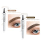 Lápiz de cejas 3D Waterproof Microblading 4 Fork Tip Tattoo Pencil