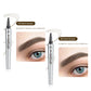 Lápiz de cejas 3D Waterproof Microblading 4 Fork Tip Tattoo Pencil