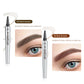 Lápiz de cejas 3D Waterproof Microblading 4 Fork Tip Tattoo Pencil