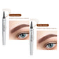 Lápiz de cejas 3D Waterproof Microblading 4 Fork Tip Tattoo Pencil