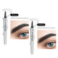 Lápiz de cejas 3D Waterproof Microblading 4 Fork Tip Tattoo Pencil