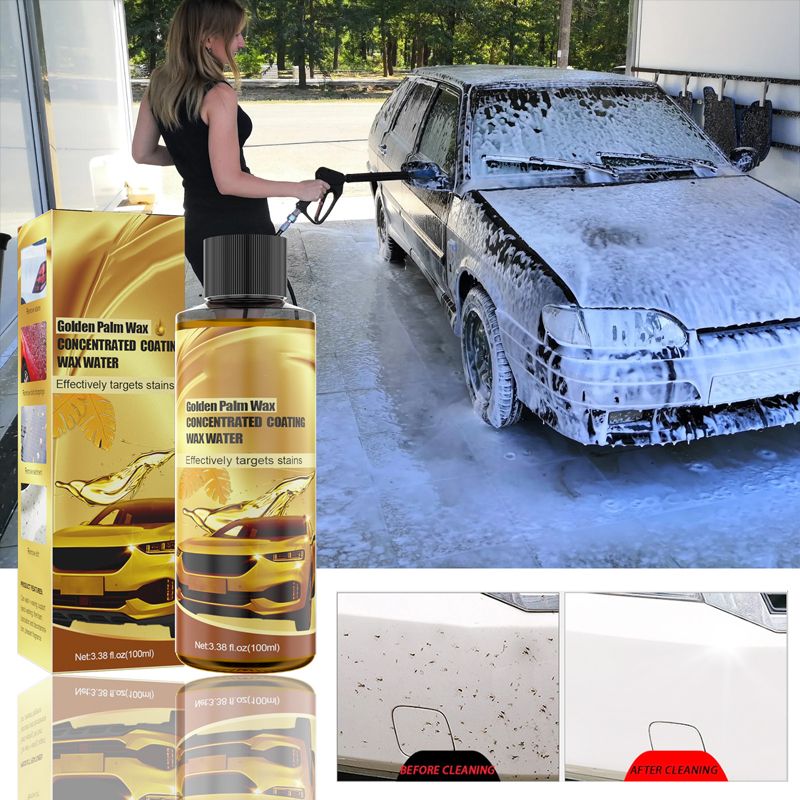 Cera de lavado de autos Golden Carnauba（💥COMPRAR 2 OBTENER 1 GRATIS💥）-4